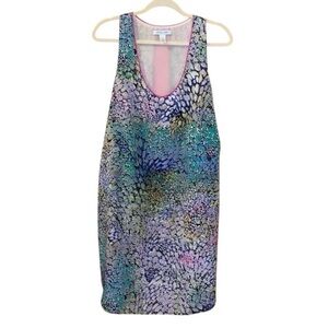 Charlie Jade Sleeveless Shift Dress Size Medium